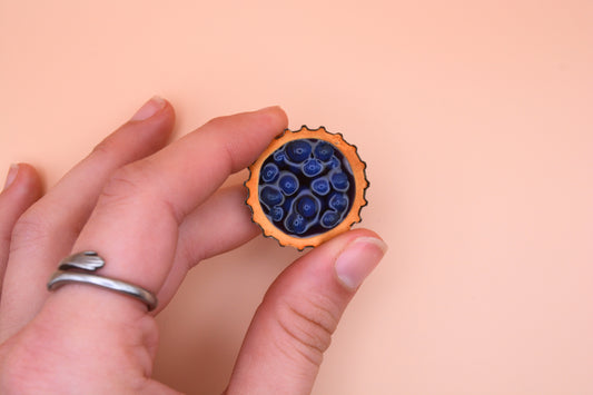 Blueberry Pie Magnet